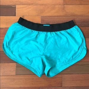 Teal Running Shorts